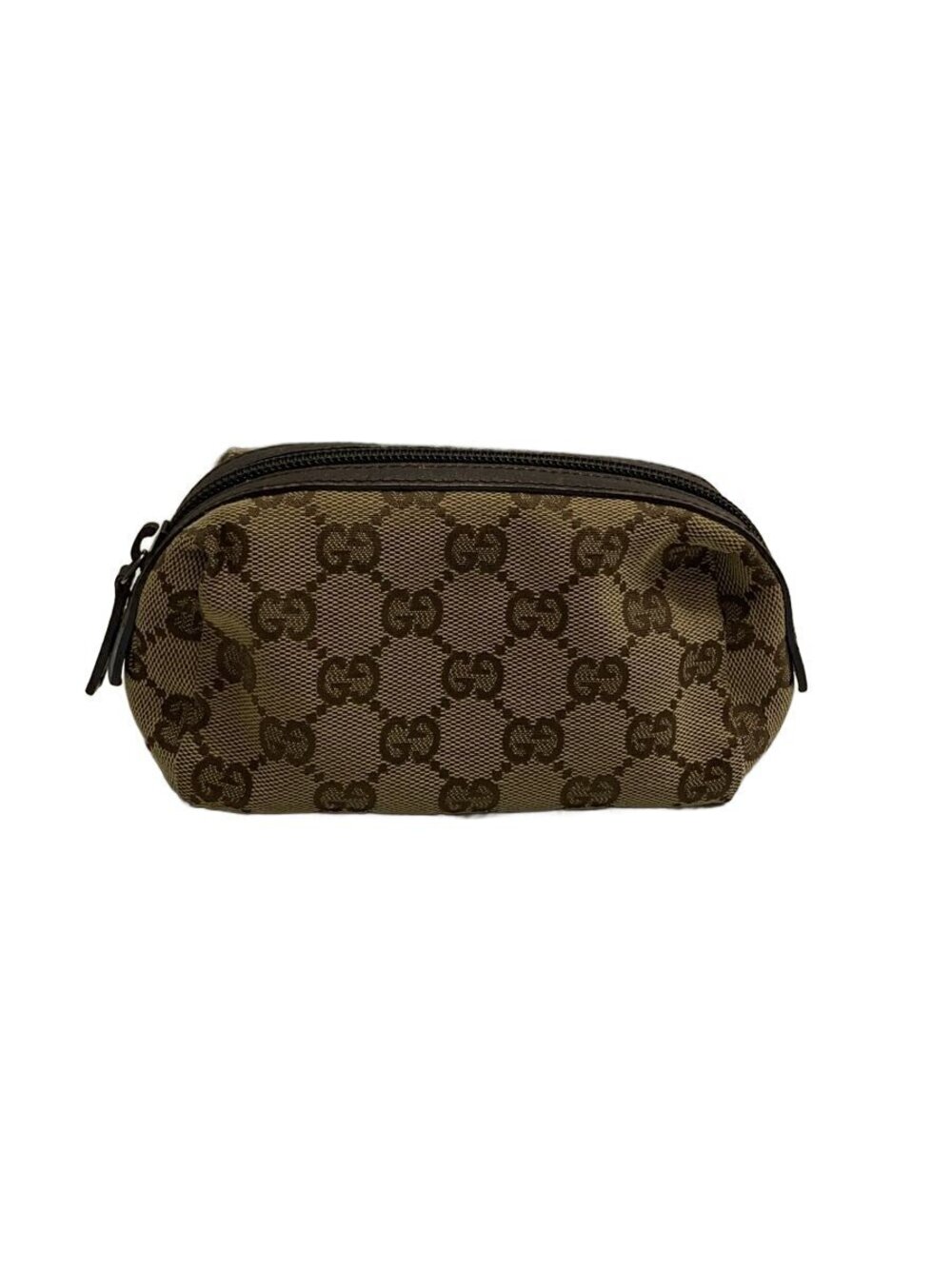 Gucci Pouch Clutch GG Canvas Brown All over